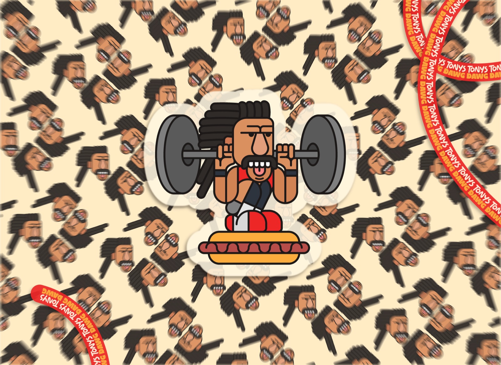 Tony's Dawg illustration 1